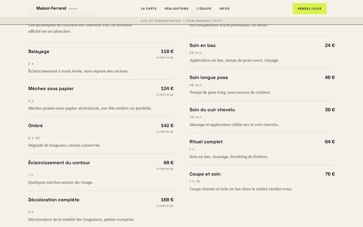 Site Maison Ferrand — aperçu 2 sur 4.